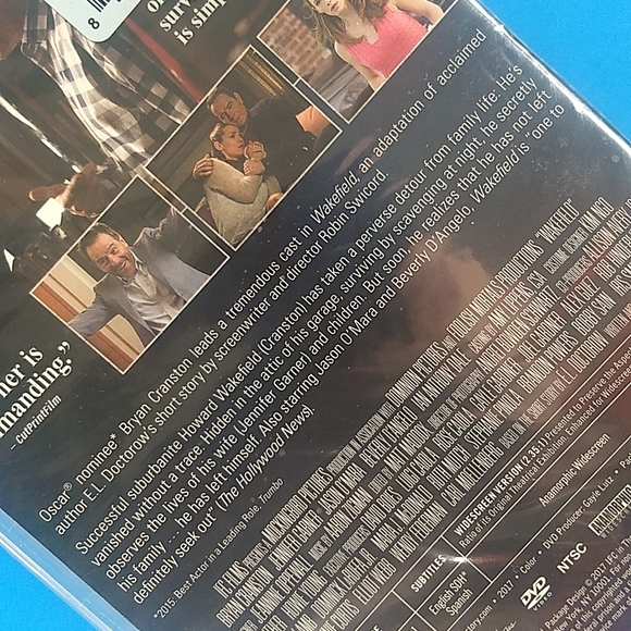 Wakefield DVD, Starring Bryan Cranston, Factory Sealed Mint Condition - Picture 4 of 7